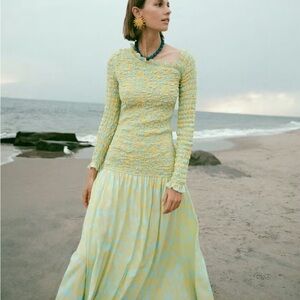 RHODE Lettie Smocked Dress